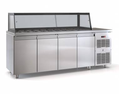 ΨΥΓΕΙΟ ΣΑΛΑΤΩΝ  ΜΕ 4 ΠΟΡΤΕΣ 220Χ70Χ130 ID