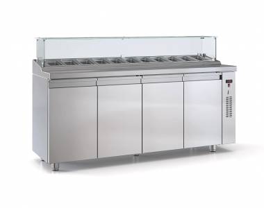 ΨΥΓΕΙΟ SALADETTE 4 ΠΟΡΤΕΣ ΜΕ ΠΑΝΕΛ ΔΕΞΙA 195X70X126 ID