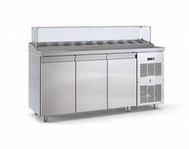 ΨΥΓΕΙΟ ΣΑΛΑΤΩΝ ΜΕ 3 ΠΟΡΤΕΣ 175X70X126 ID