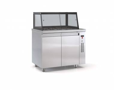 ΨΥΓΕΙΟ ΣΑΛΑΤΩΝ ΜΕ 2 ΠΟΡΤΕΣ ΧΩΡΙΣ ΨΥΚΤΙΚΟ ΜΗΧΑΝΗΜΑ 105Χ70Χ130 ID