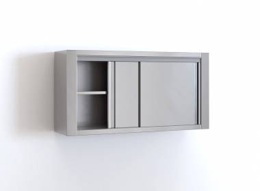 ΠΙΑΤΟΘΗΚΗ ΜΕ INOX ΠΟΡΤΕΣ 90Χ40Χ70 ID