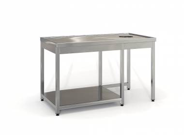 ΤΡΑΠΕΖΙ ΕΡΓΑΣΙΑΣ ΜΕ ΤΡΥΠΑ ΑΚΑΘΑΡΤΩΝ 90Χ70Χ87 ID